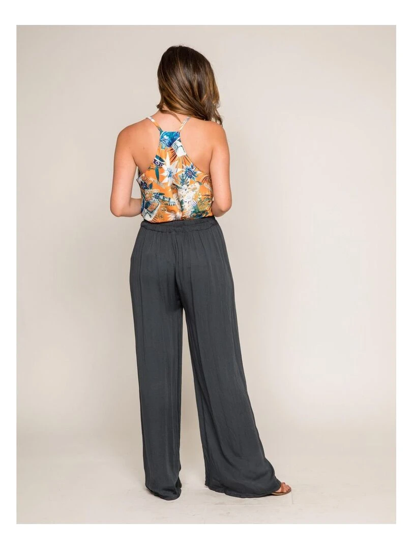 Pantalon fluide ELIA   Bleu marine