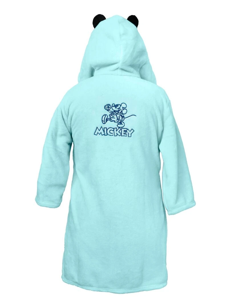 Robe de chambre brodée à capuche DISNEY HOME MICKEY CLASSIC Bleu ciel