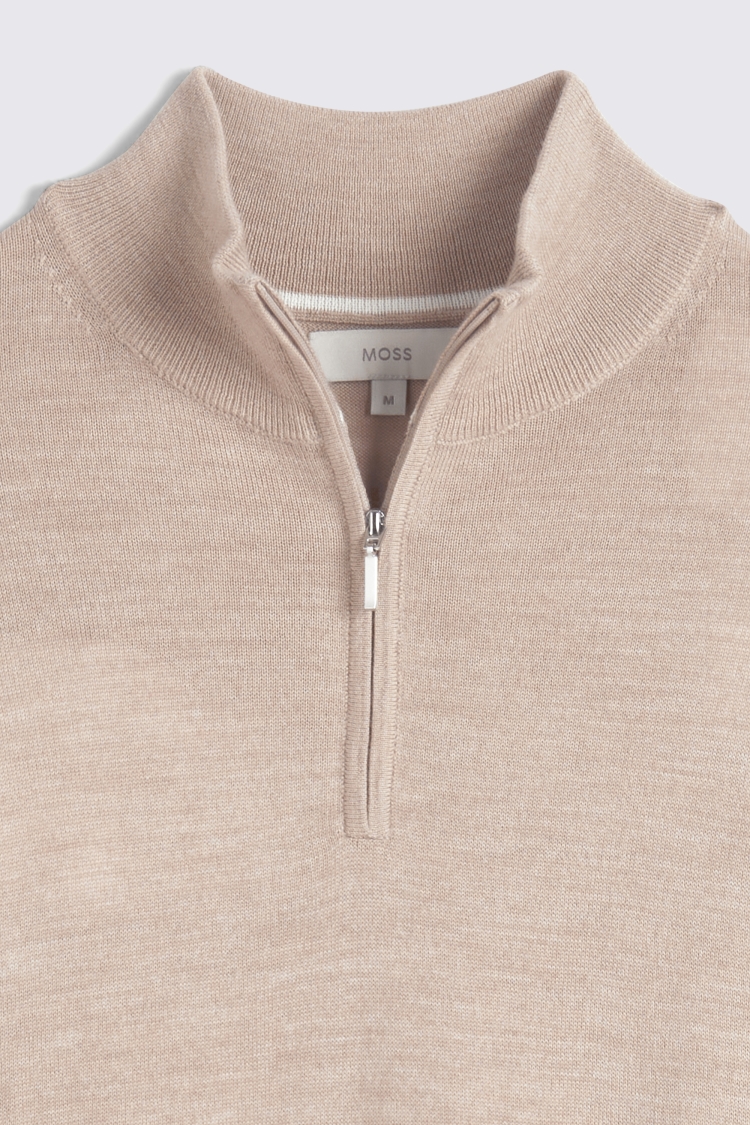 Dark Blue Merino Roll-Neck Jumper   Buy Online at Moss