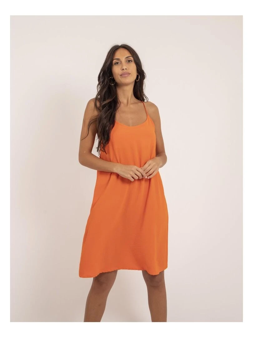 Robe courte IZOLDA Orange