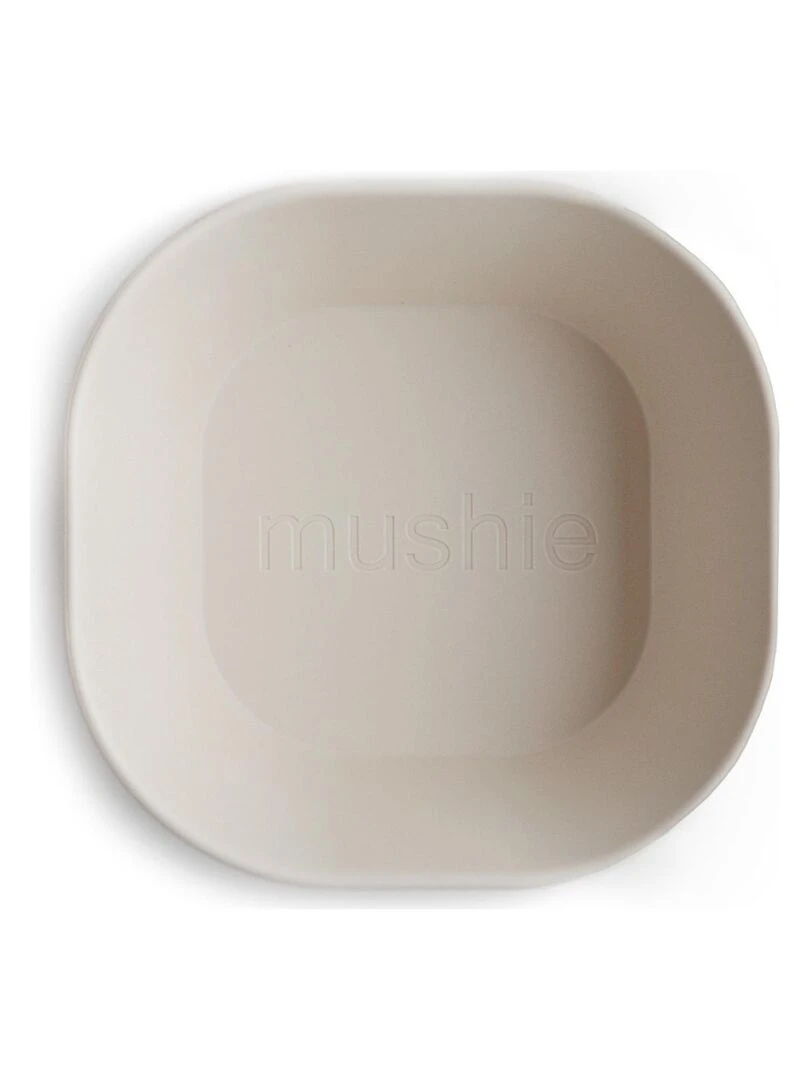 Lot de 2 bols carrés Ivory Ecru