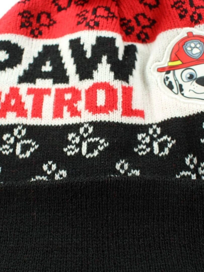 Paw Patrol   Bonnet gant snood garçon Imprimé La Pat' Patrouille   Rouge