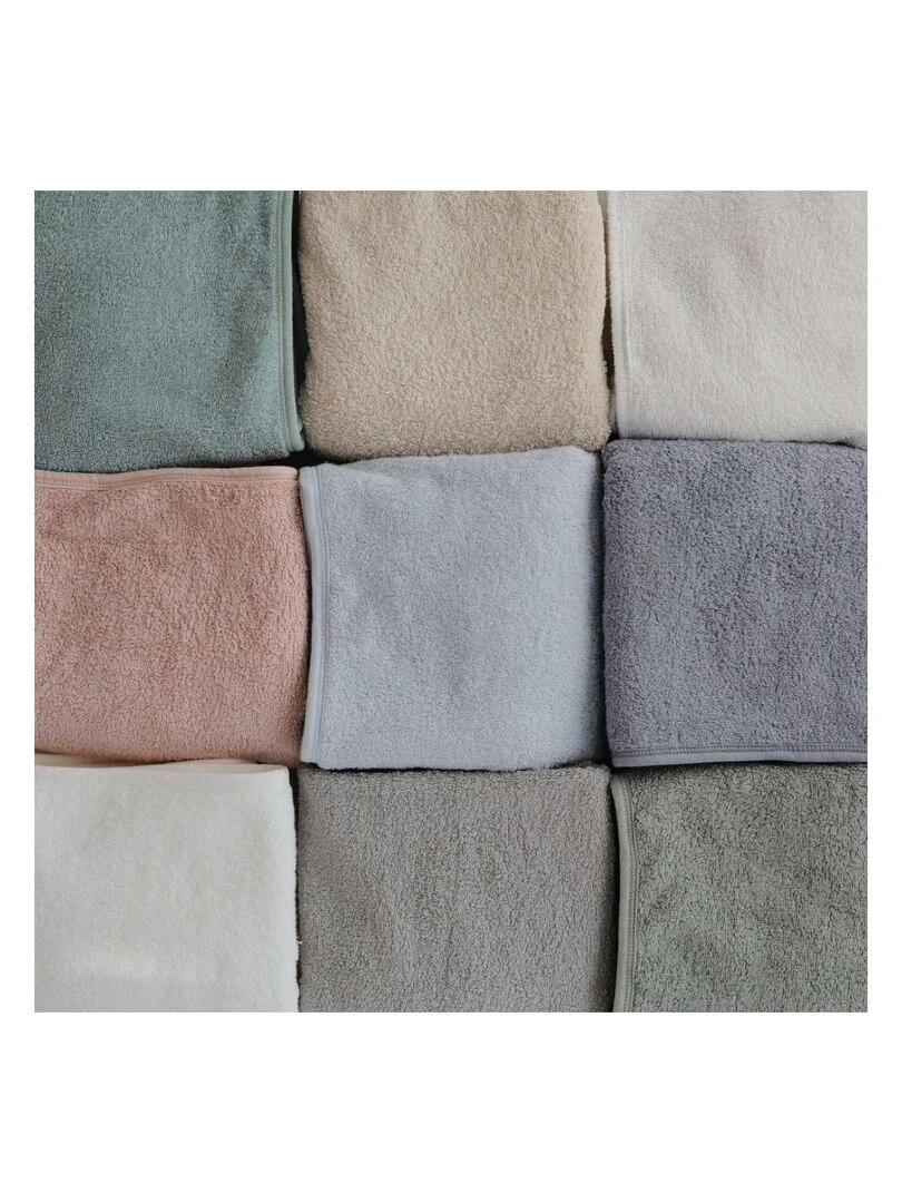 Cape de bain en coton bio Moss   Vert