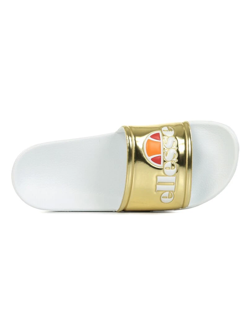 Mules Giselle   Blanc Doré