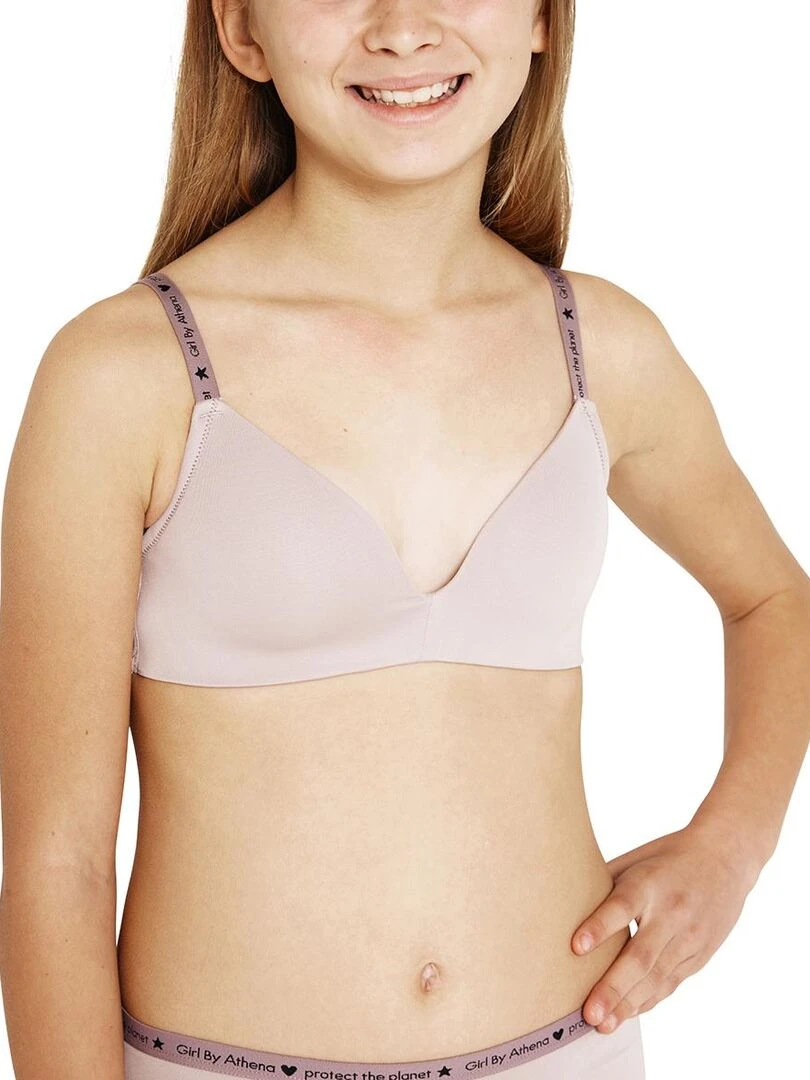 Soutien gorge sans armature fille Micro recyclé Girl by Beige
