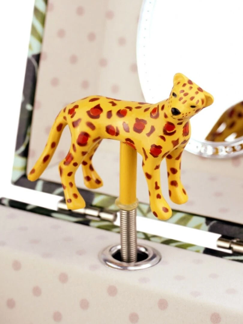 Boîte à bijoux musicale cube Savane   N/A