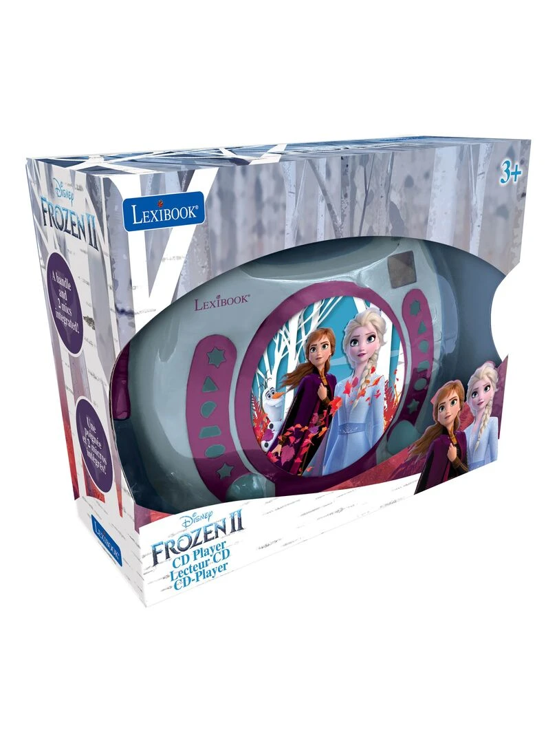 Lecteur Cd Portable Avec 2 Microphones Reine Des Neiges   N/A