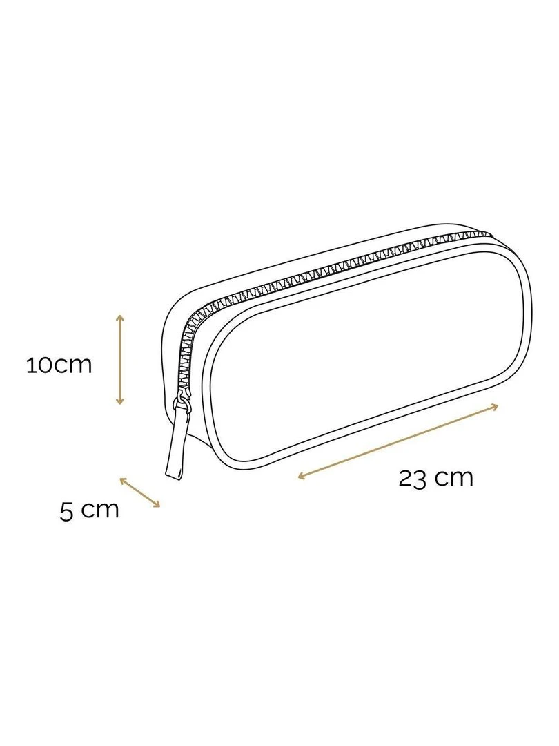 BAGTROTTER Trousse scolaire rectangulaire Jurassic World Noir T Rex   Noir