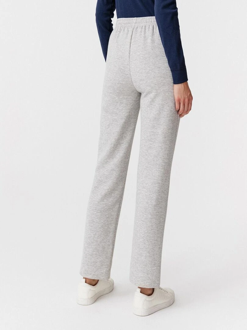 Pantalon molleton douillet   Happy D. by Damart   Gris chiné