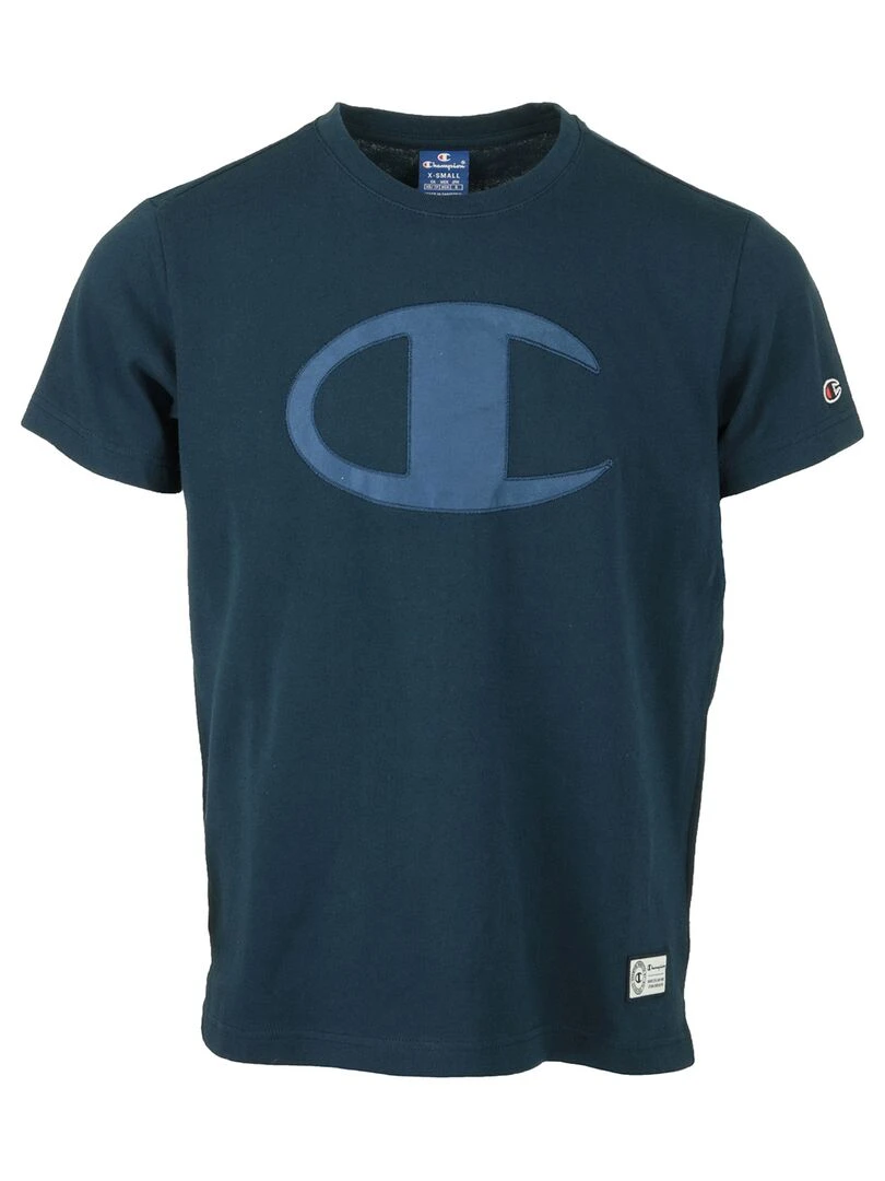 Champion Crewneck T Shirt Bleu marine