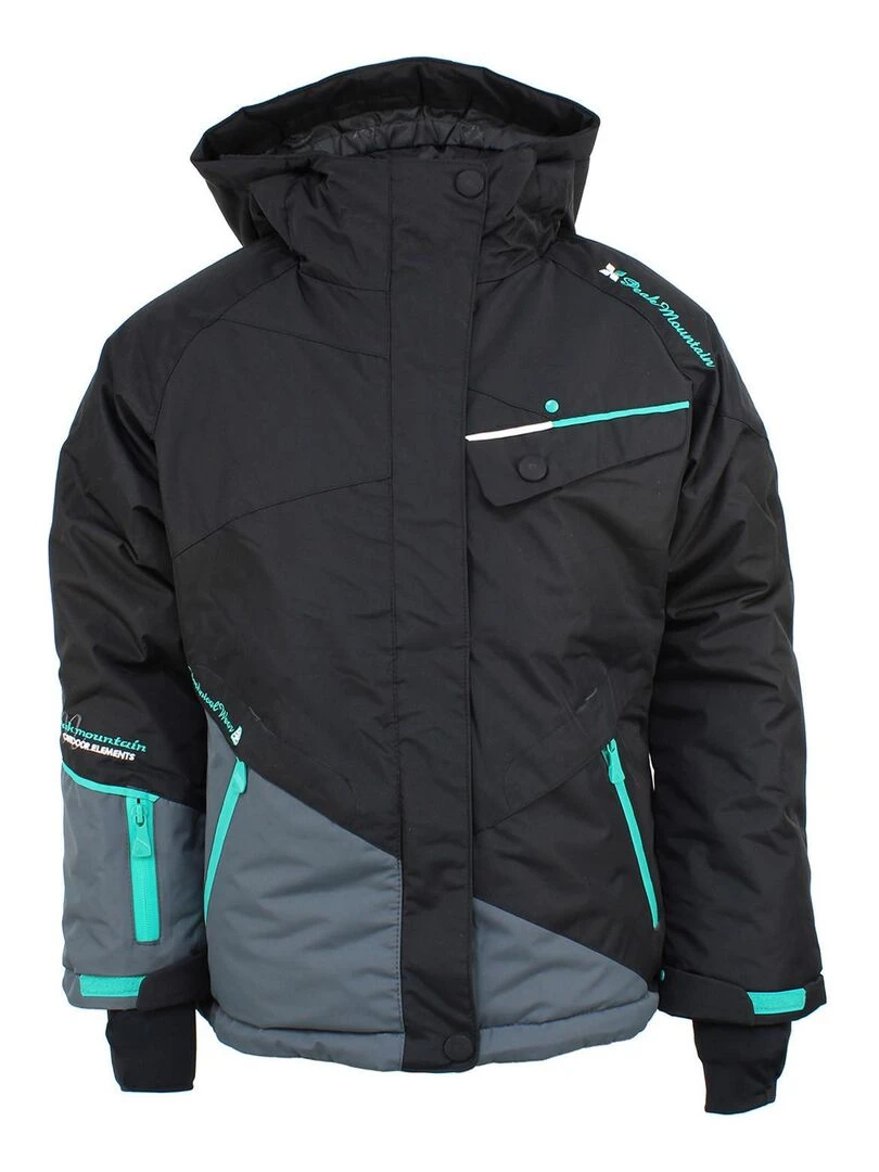 Blouson de ski fille FATENE PEAK MOUNTAIN Noir Noir