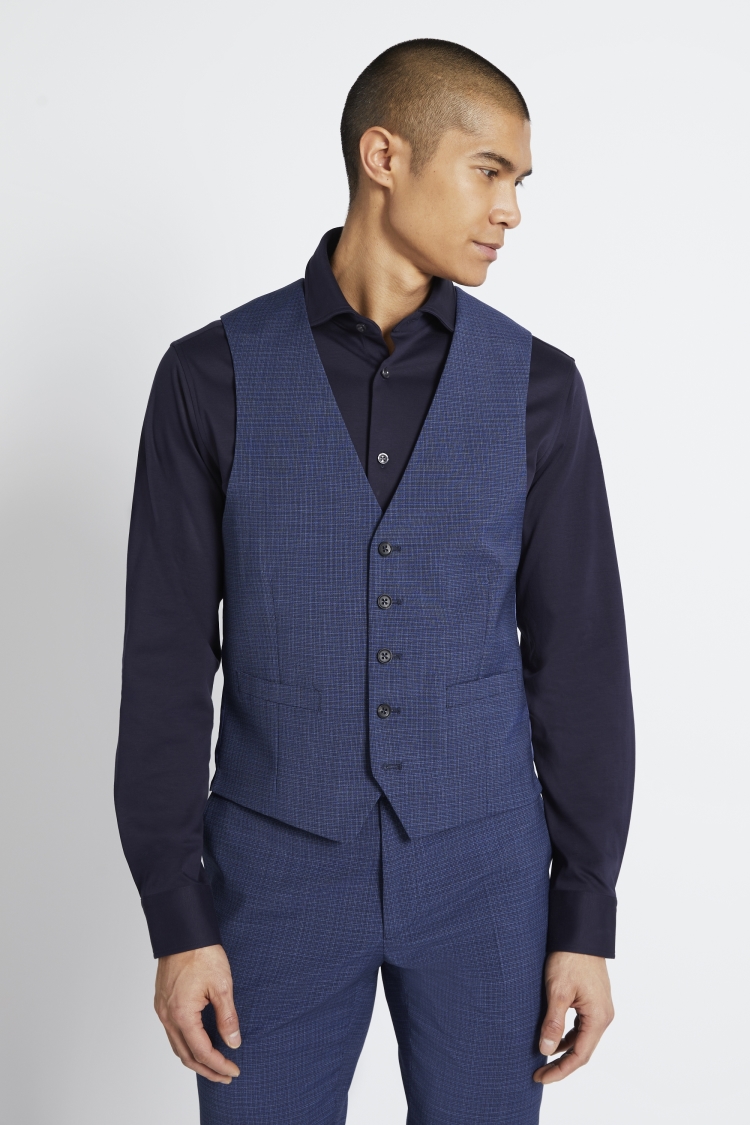 Slim Fit Ink Houndstooth Dress Jacket   Buy Online at Moss