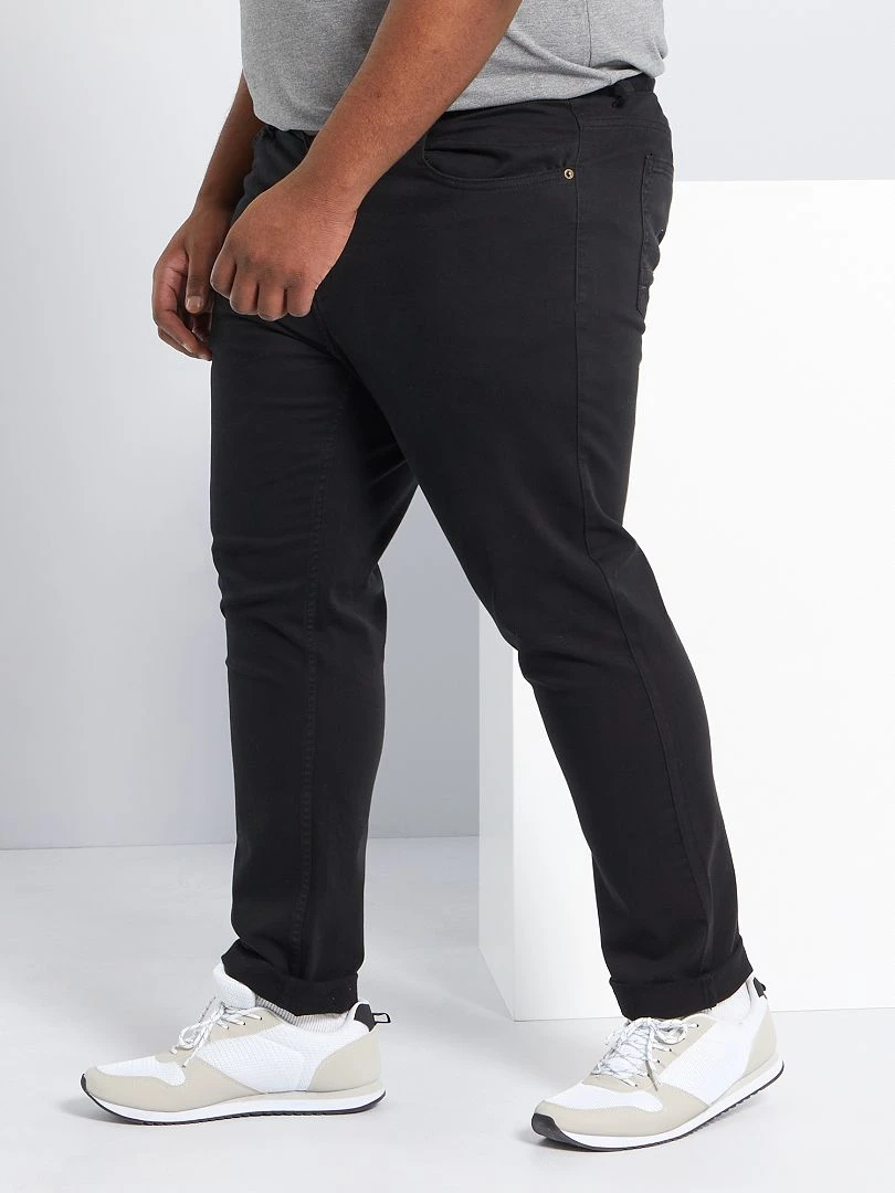Pantalon slim   L32   noir