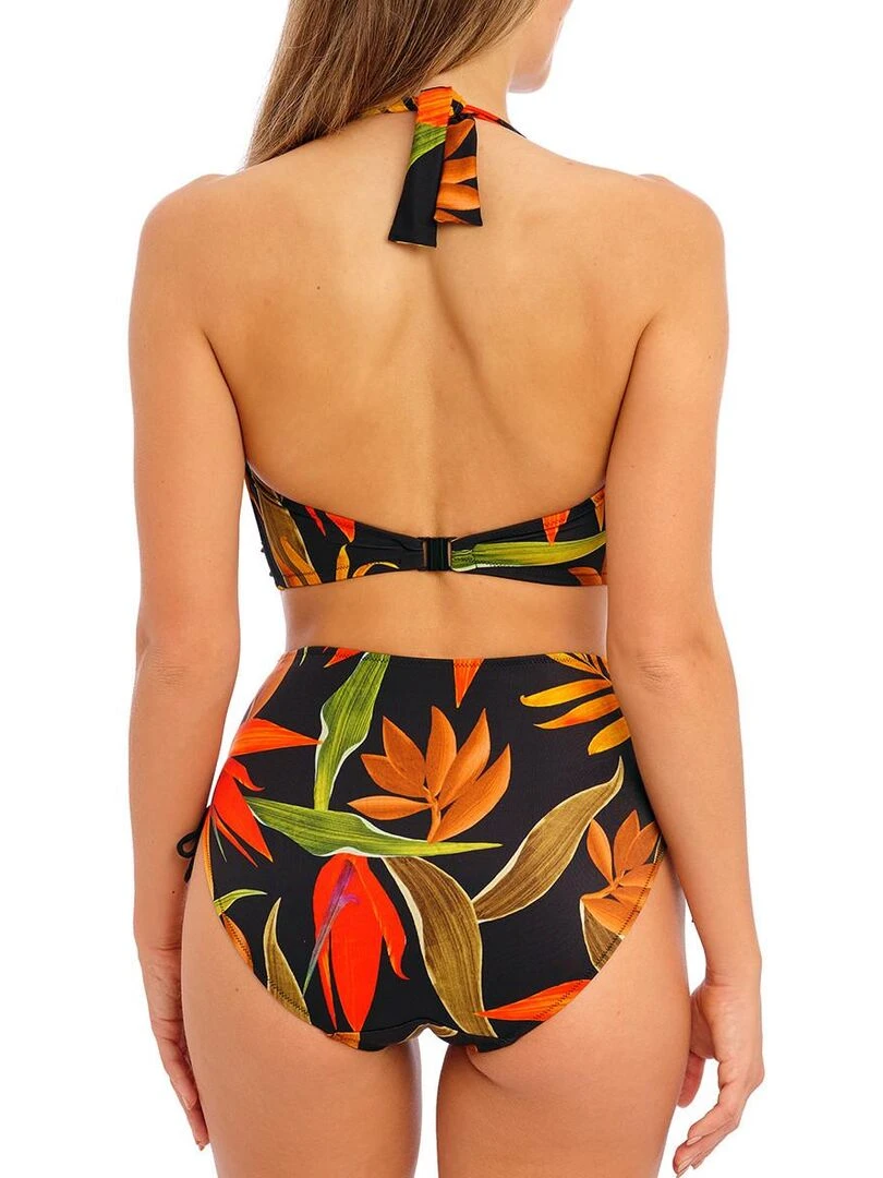 Haut de maillot bandeau avec armatures Pichola   Noir