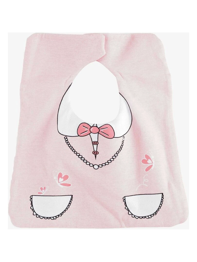 Bavoir bébé Trois Kilos Sept Rose