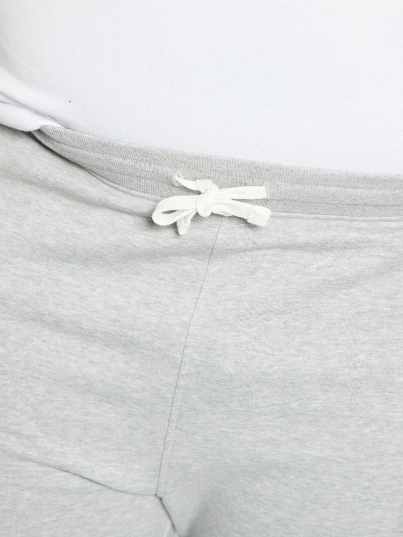 Pantalon de jogging en molleton   Gris clair