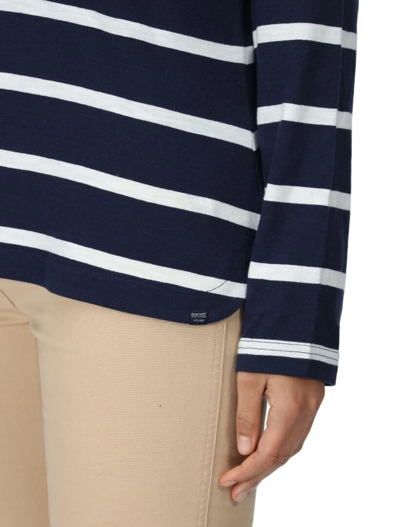 Regatta   Sweat HELVINE   Bleu Bleu marine Blanc