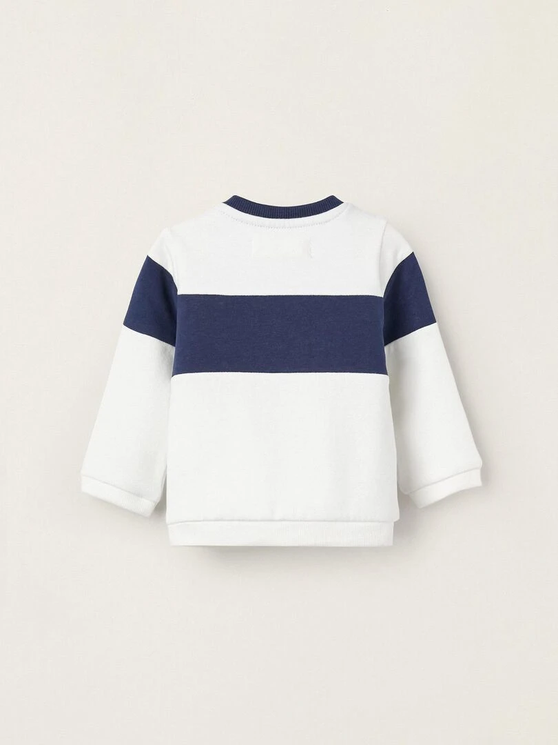 Sweat pour Nouveau Né 'Mini Sailor' ATLANTIC COMPANY Blanc
