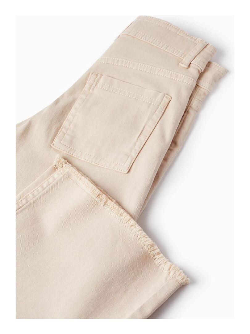 Pantalon en coton pour fille 'Wide Leg'  THE WAVE TRIBE   Blanc