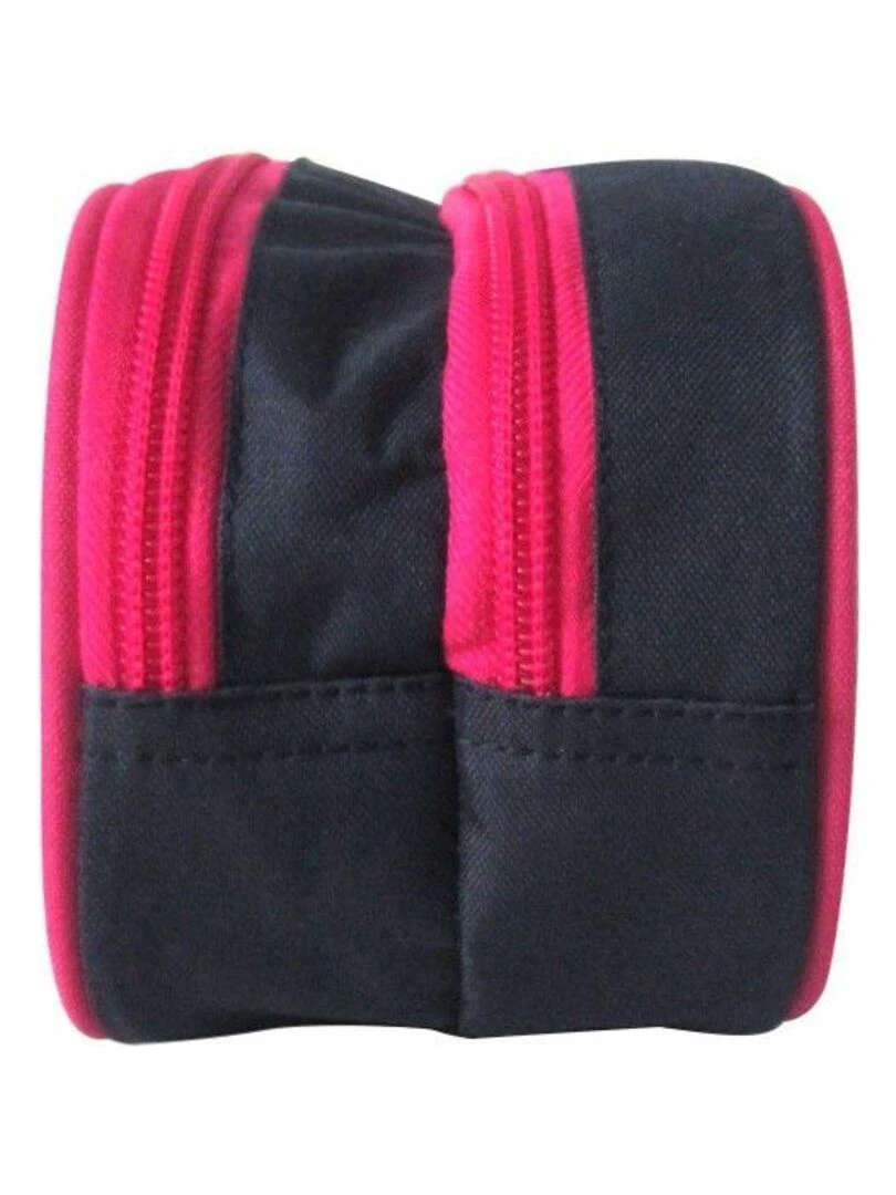 Trousse scolaire 2 compartiments Cybel Marine et Rose   Bleu