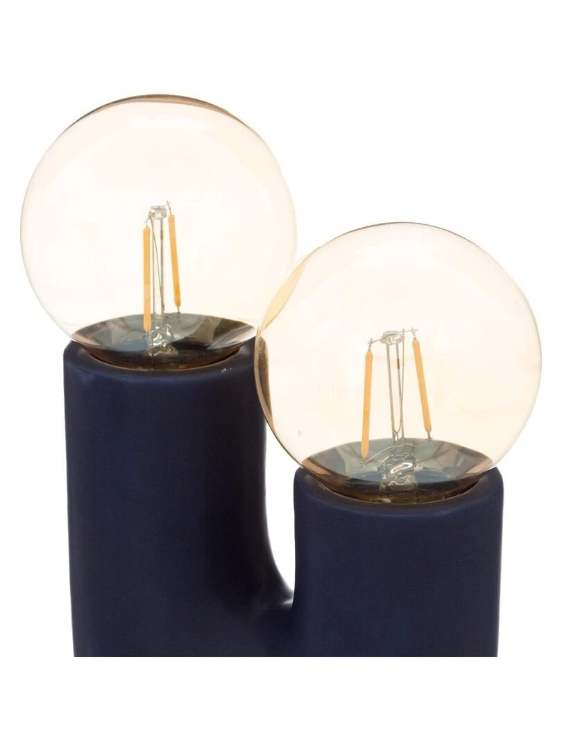 Lampe LED double Olme   Bleu