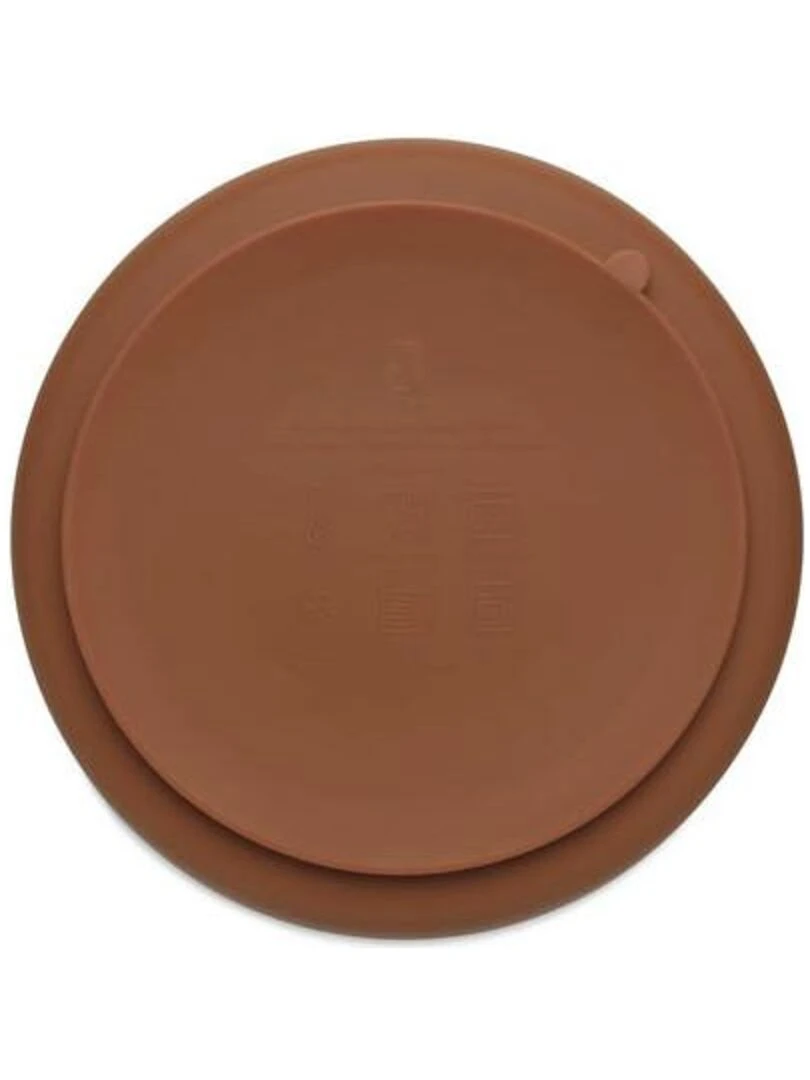 Assiette Silicone Caramel   Jollein   Marron