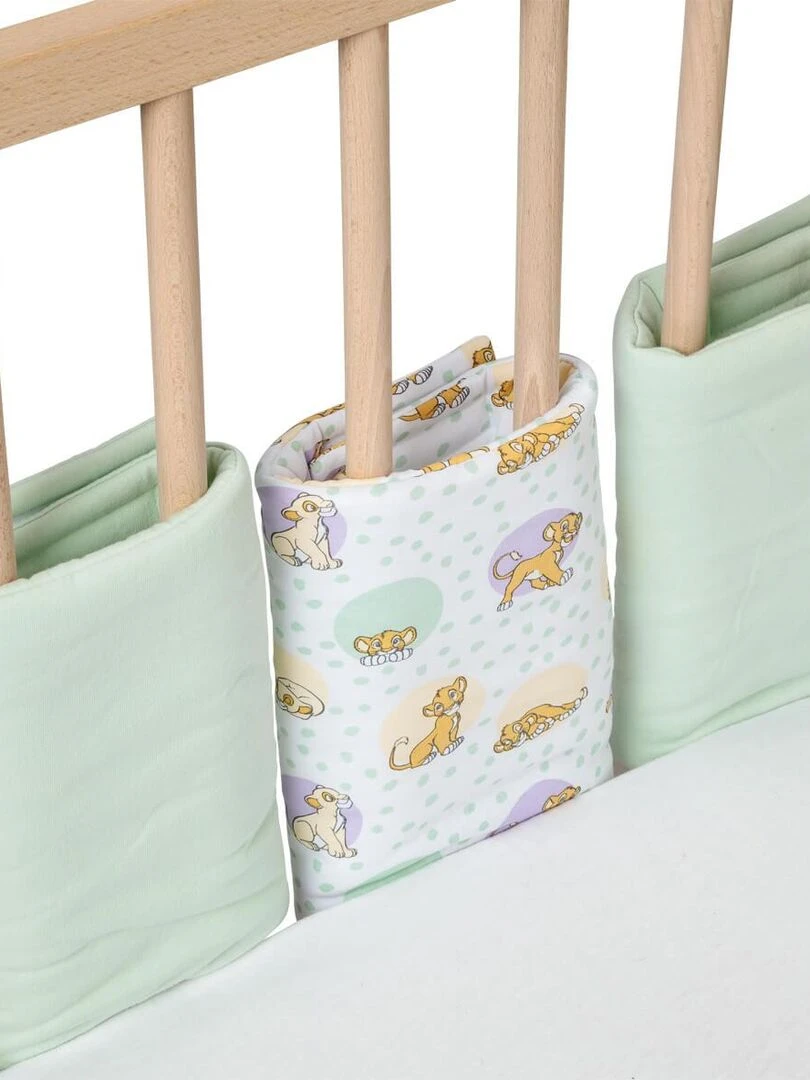 Tour de lit 10 éléments Roi Lion Cosy Time   Vert tilleul