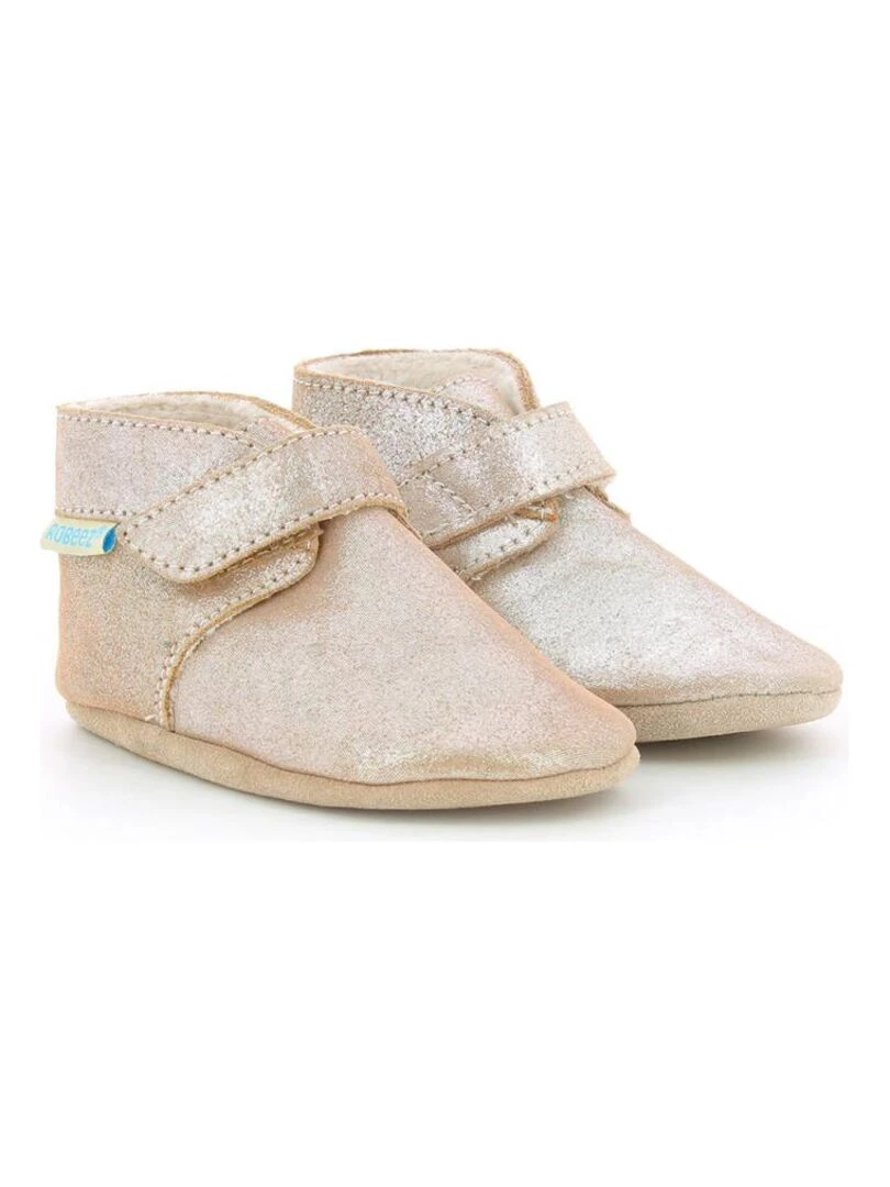 Chaussons Cuir Pole Nord Bronze