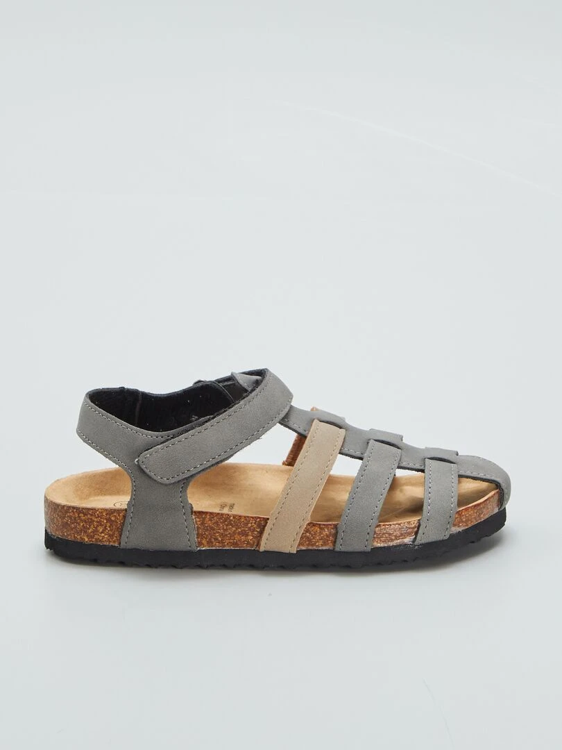 Sandales à plusieurs brides Kaki
