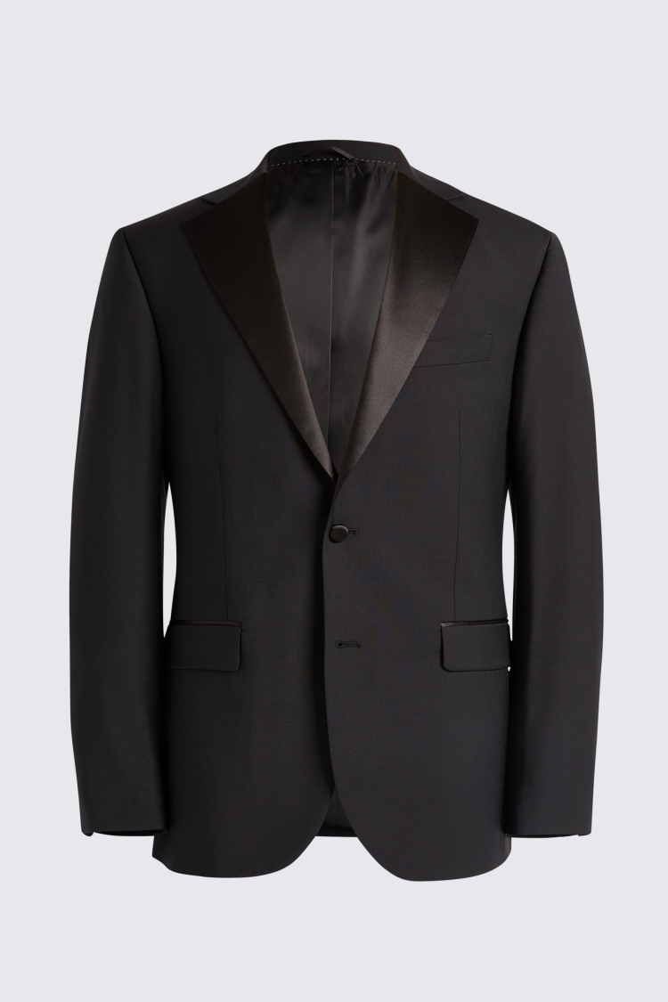 Ted Baker Tailored Fit Black Notch Lapel Tuxedo Jacket    Buy Online at Moss