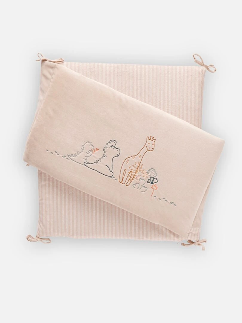 Tour de lit veloudoux Beige