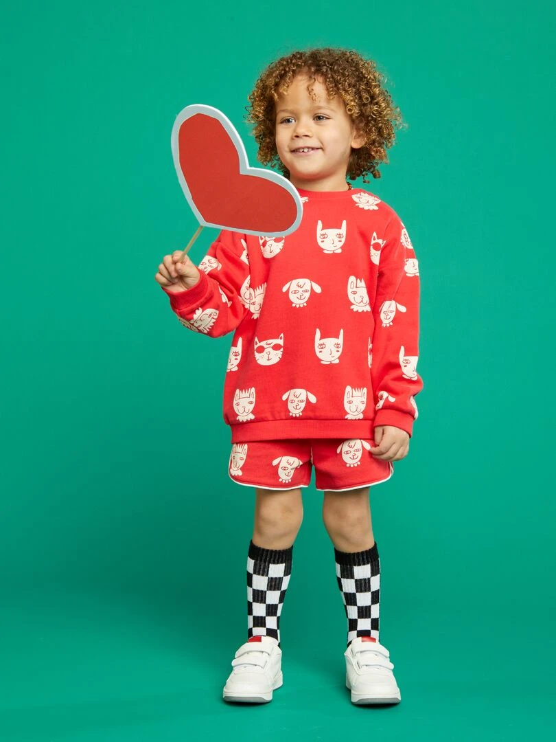 Short à taille élastiquée X Little Bad Wolf   Mixte   ROSE