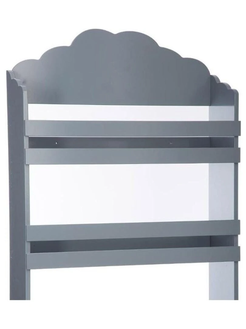 Bibliothéque enfant douceur gris Gris