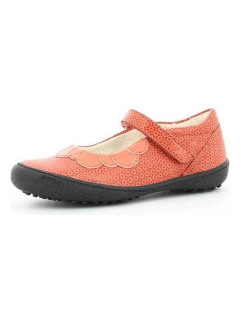 Babies Cuir Fify Orange