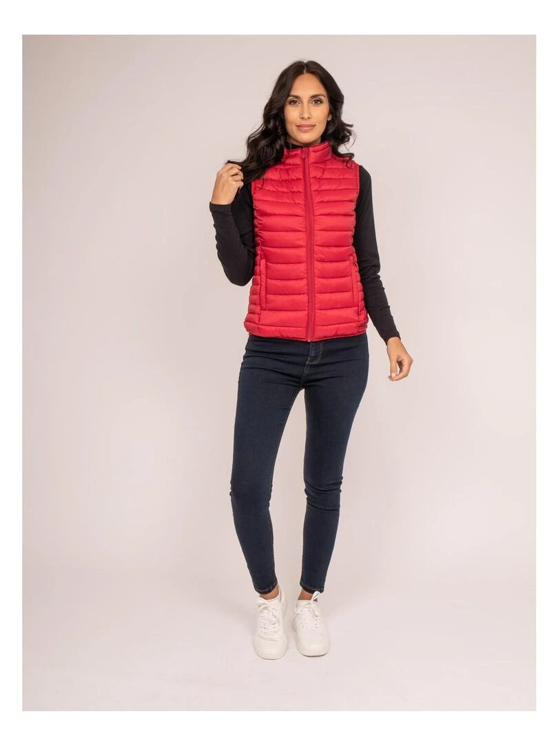 Doudoune sans manches UBIK   Rouge