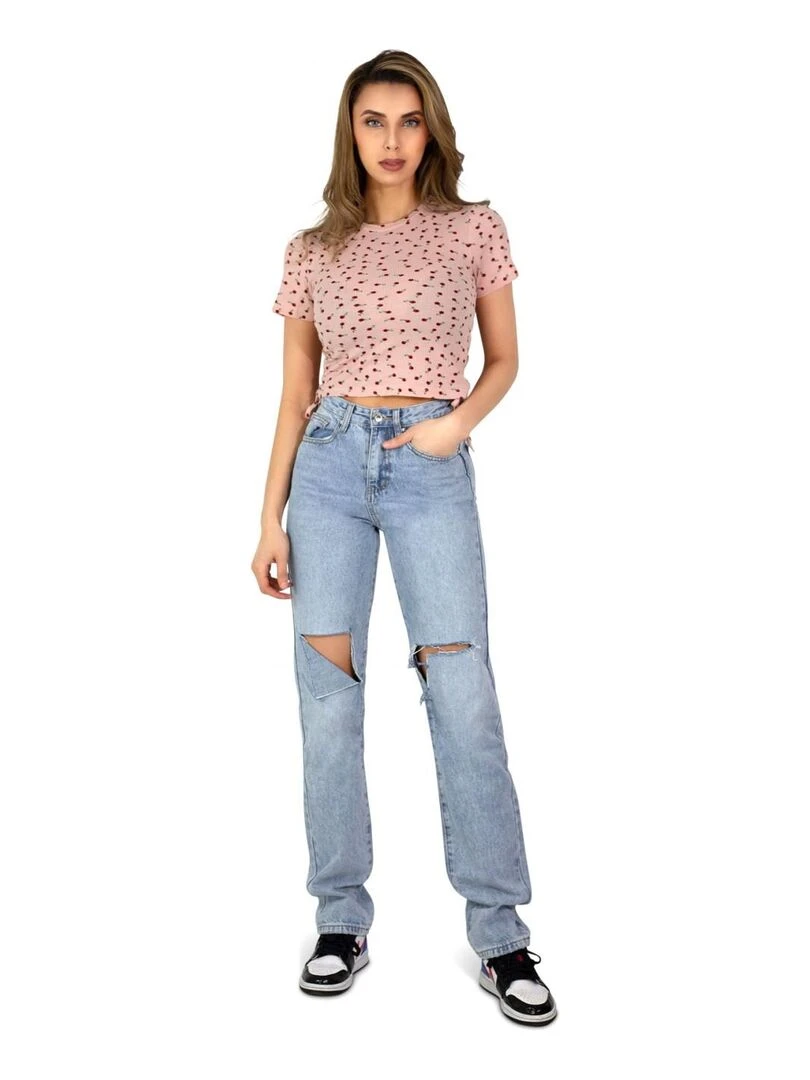Top Crop top Kebello   Rose