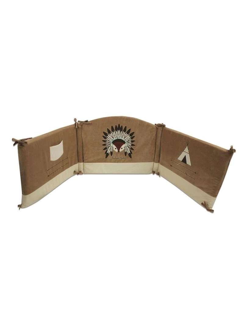 Tour de Lit "INDIEN" LES CHATOUNETS Taupe