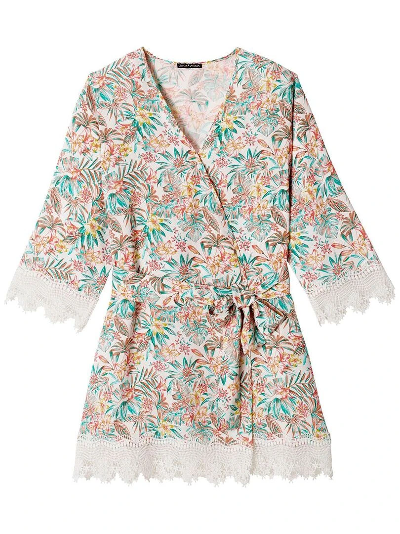 Kimono UKULELE Pomm'Poire Bleu