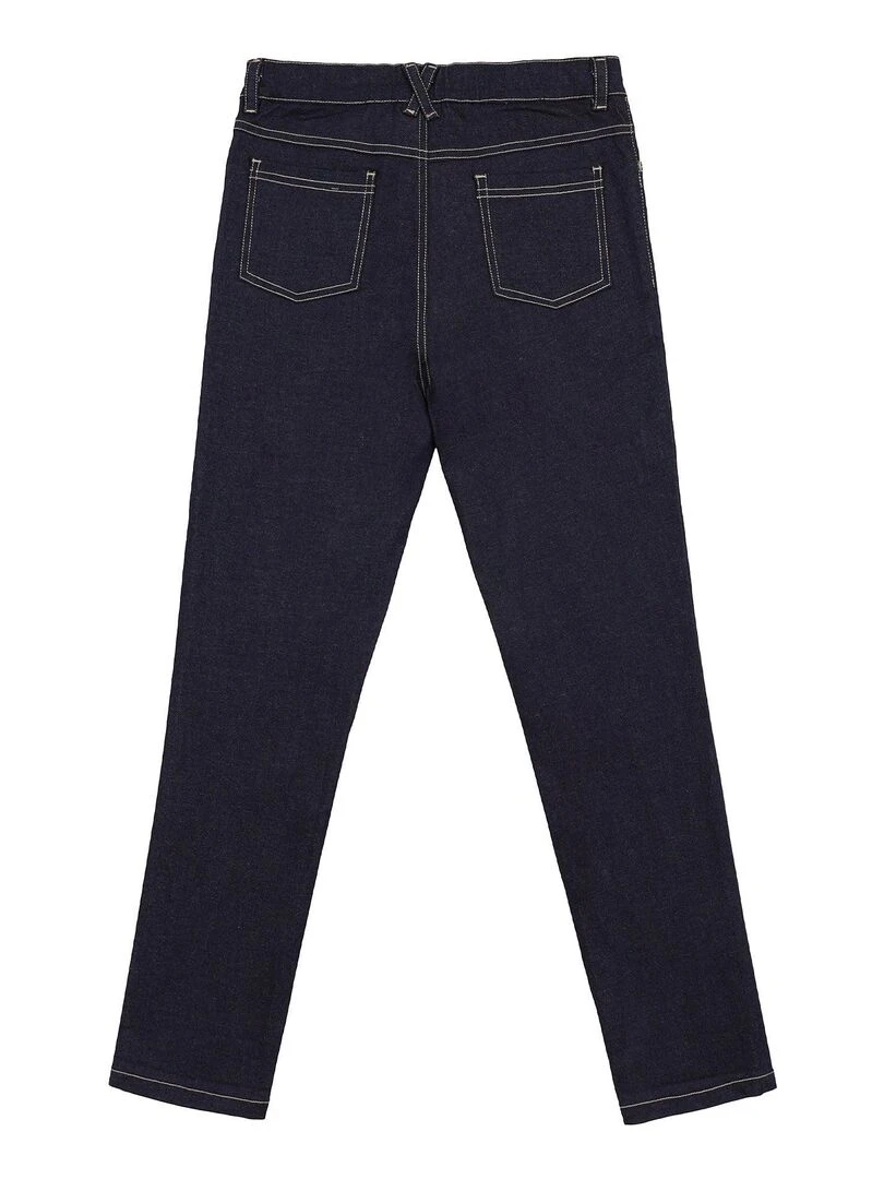 Jean Slim Stretch Bleu Foncé Fille  MORGAN   'LA FAUTE A VOLTAIRE'   Bleu foncé