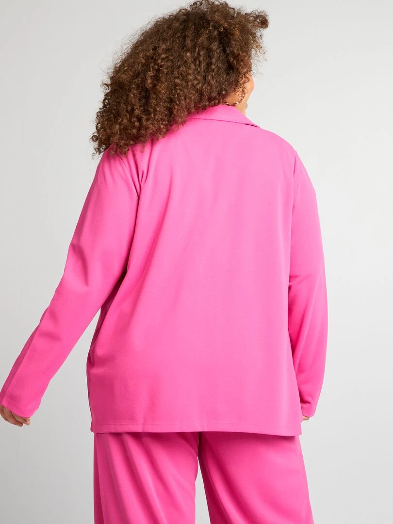 Veste de tailleur fluide 'Only Carmakoma'   Rose