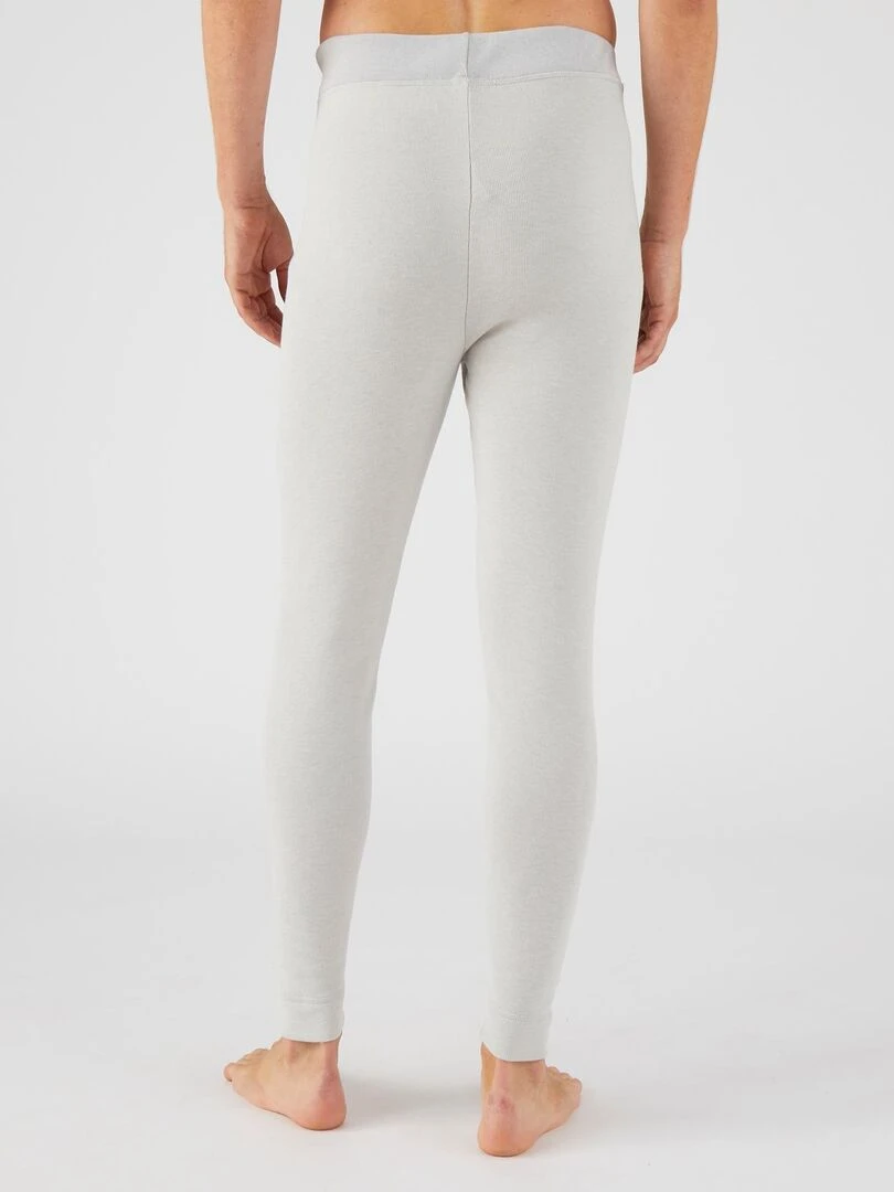 Caleçon long homme molleton gratté Thermolactyl Sensitive   Damart   Gris chiné