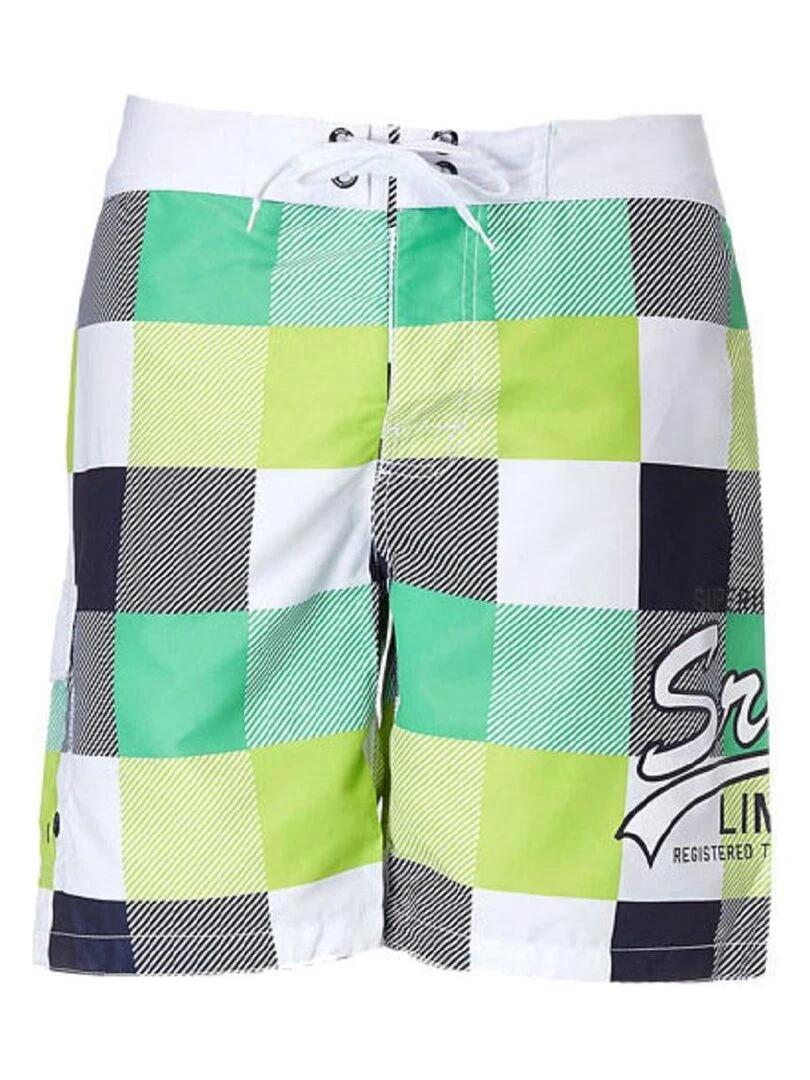 Bermuda de bain homme CUZA SRK Vert anis
