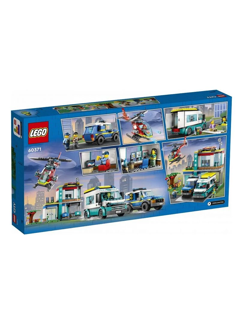 60371 Le Qg Des Véhicules Durgence Lego® City   N/A