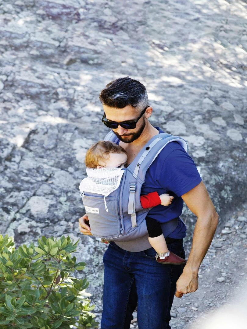 Porte bébé PhysioCarrier 4m+   TOUT GRIS   Gris