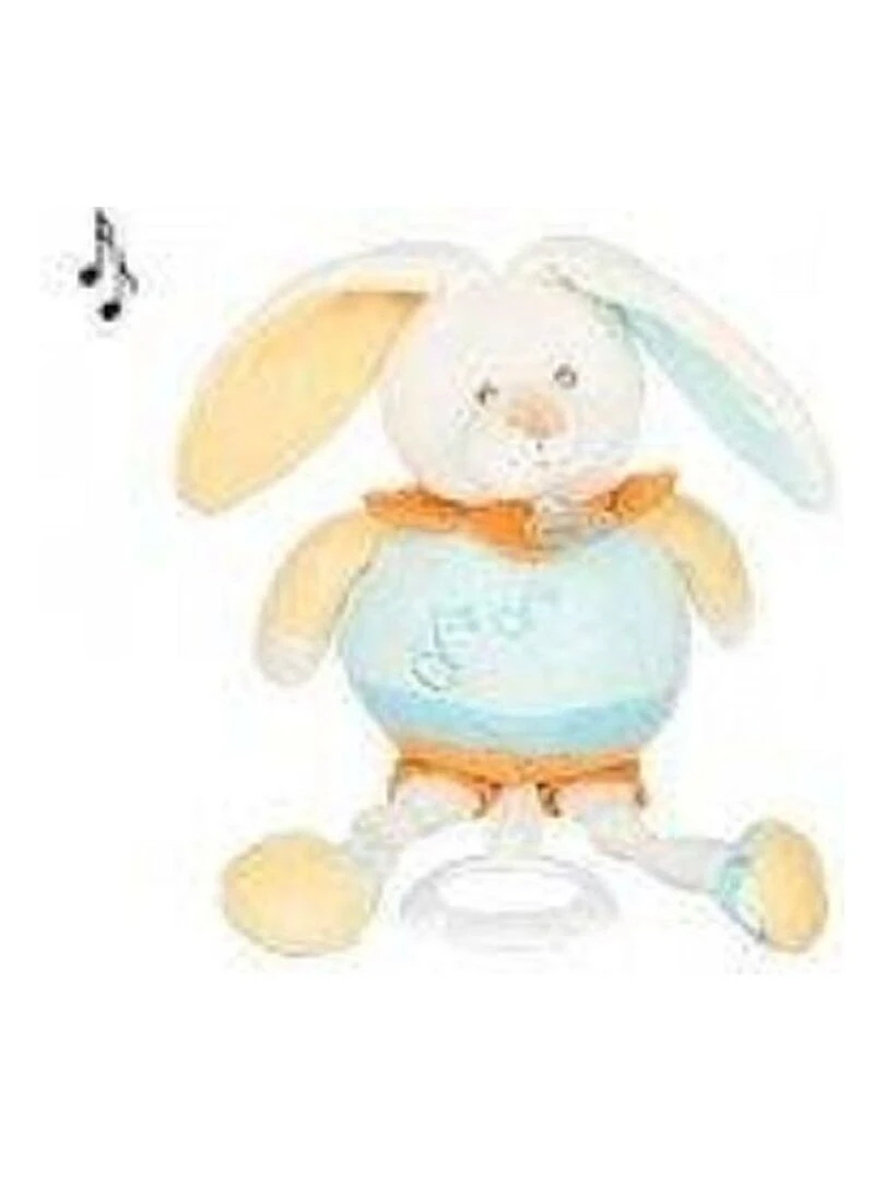 doudou Babynat Lapin Orange  Les Gribouillis Musical   Orange