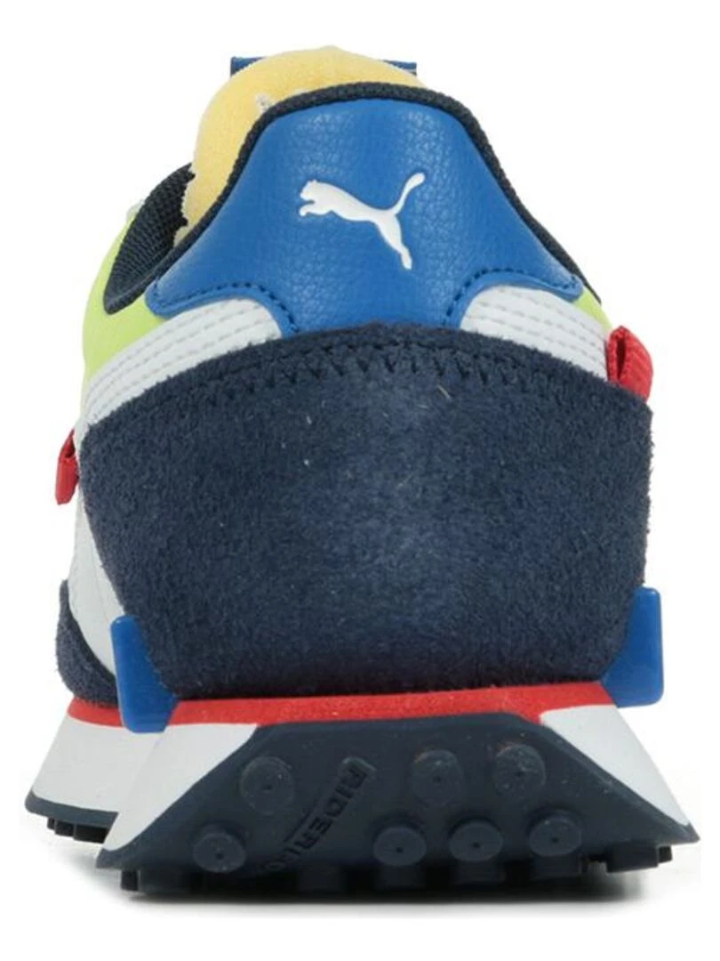 Baskets PUMA Future Rider Splash Jr   Gris Bleu marine Blanc