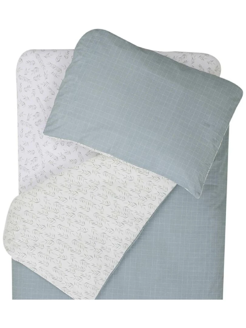 Parure de couette esprit nature Blanc
