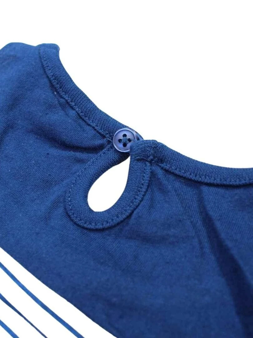 La Pat' Patrouille   Robe fille imprimé La Pat' Patrouille en coton   Bleu marine