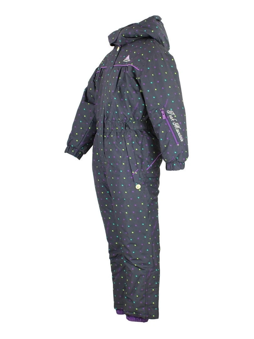Combinaison de ski fille FANCY PEAK MOUNTAIN Noir