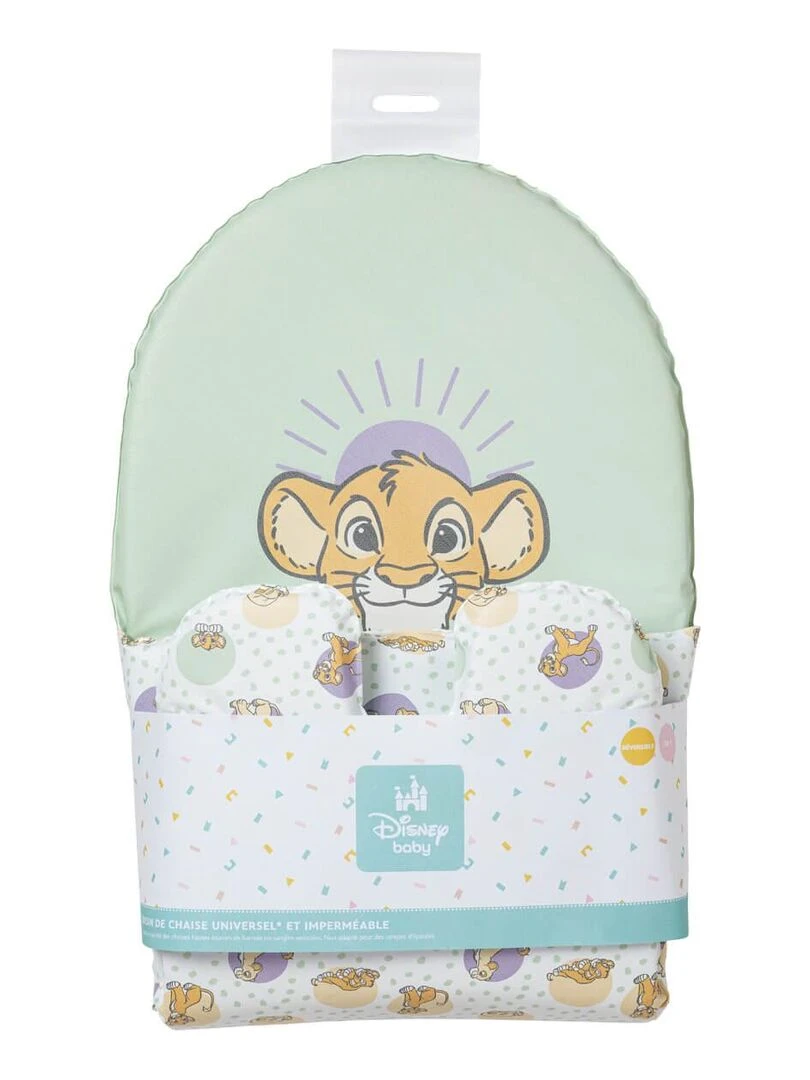 Coussin de chaise réversible   Vert tilleul